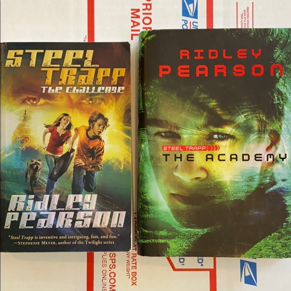 2 STEEL TRAPP Ridley Pearson Teen Tween Books